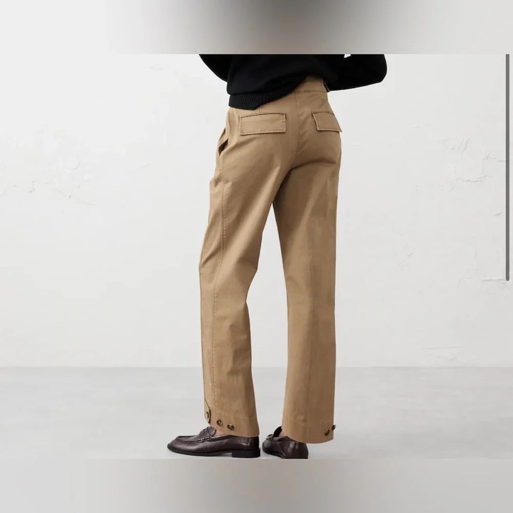 BANANA REPUBLIC RELAXED PLEATED CHINO - Picture 3 of 6